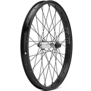 Mission Radar front wheel with Mission Radar hub, double-walled Mission Honor rim, and 36 stainless steel spokes for BMX bikes