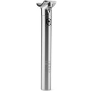 MISSION STEALTH V2 SEAT POST made of lightweight 6061-T6 aluminum, 25.4mm diameter, 180mm length, compatible with Stealth and Pivotal style seats.