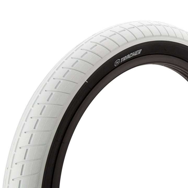 MISSION TRACKER TIRE 20x2.4 inch slick tread bicycle tire with thick sidewalls for improved grip and fewer flats