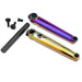 MISSION TRANSIT V3 CRANK tubular chromoly bike cranks with cold-forged 19mm spindle in rainbow colors and mounting bolts