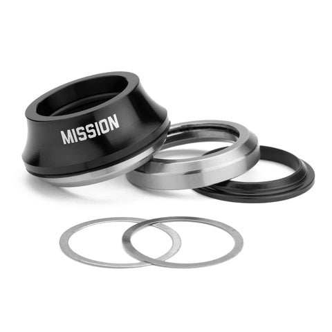 MISSION Turret integrated headset with Campy spec sealed bearings and 15mm tall dust cap for bikes