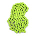 MISSION 510 CHAIN green 1/8 inch durable bike chain with heat-treated pins and Teflon coating, 100 links including half-link and master link