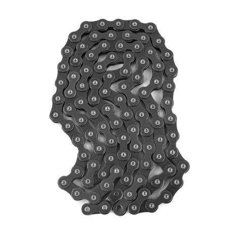 MISSION 510 CHAIN durable 1/8 inch bike chain with heat-treated pins, Teflon coating, half-link and master link included.