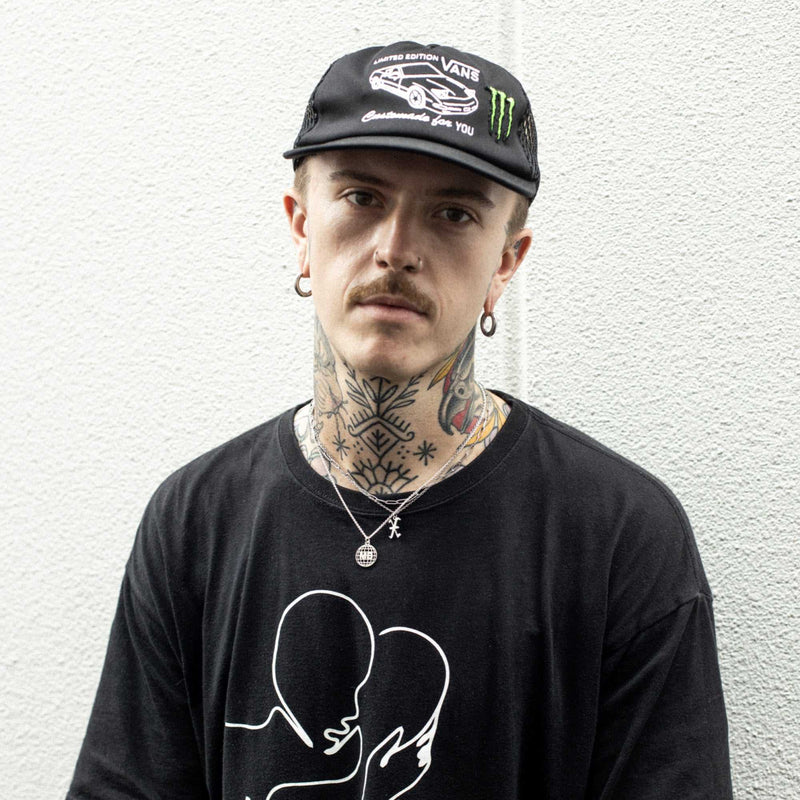 People's Store MOTO-BUNKA SILVER LOGO NECKLACE