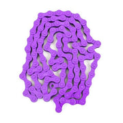 Purple MISSION 410 CHAIN with Teflon coating, 1/8 inch size, 100 links, including half-link and master-link for easy installation.