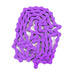 Purple MISSION 410 CHAIN with Teflon coating, 1/8 inch size, 100 links, including half-link and master-link for easy installation.