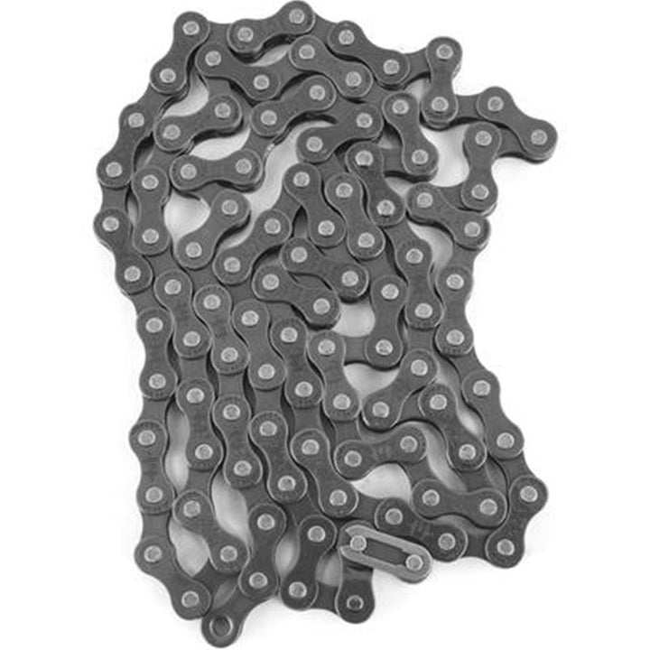 MISSION 410 CHAIN 1/8 inch Teflon coated bike chain with 100 links, master-link, and half-link for easy installation