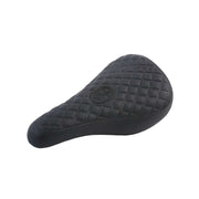 Black Odyssey Aitken Pivotal seat with classic diamond stitch pattern and shorter base