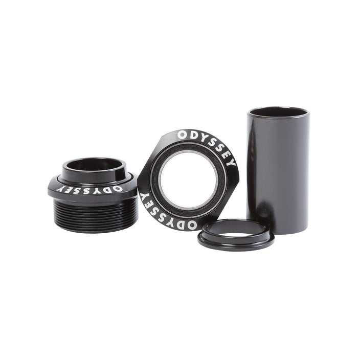 ODYSSEY EURO BB bottom bracket set with four bearing design and aluminum cups for threaded Euro frames