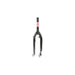 Black ODYSSEY F-32 freestyle bike fork with white branding on a white background