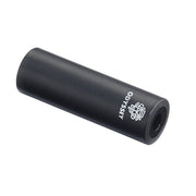 Black Odyssey Graduate PC Peg with durable plastic sleeve and 4130 core for BMX bikes