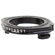 Odyssey GTX-S Gyro bearing unit in black anodized 6061-T6 aluminum with sealed mechanism and low 17mm stack height
