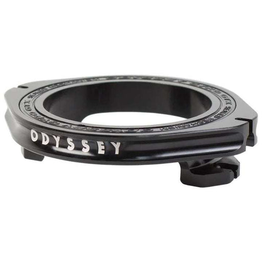 Odyssey GTX-S Gyro bearing unit in black anodized 6061-T6 aluminum with sealed mechanism and low 17mm stack height
