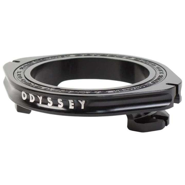 Odyssey GTX-S Gyro bearing unit in black anodized 6061-T6 aluminum with sealed mechanism and low 17mm stack height