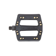 Black ODYSSEY OG PC Pedal with durable plastic body, metal pins, and chromoly spindle for BMX bikes