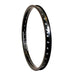 ODYSSEY RIM Quadrant 20-inch 36-hole black aluminum bicycle rim with pinned junction design and offset spoke drilling.