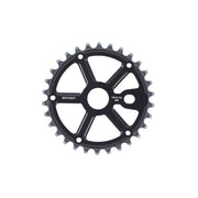 Black Odyssey Utility Pro Sprocket BMX chainring made from lightweight 7075 aluminum with 30 teeth and CNC machining
