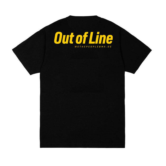 Wethepeople Out Of Line T-Shirt (black)