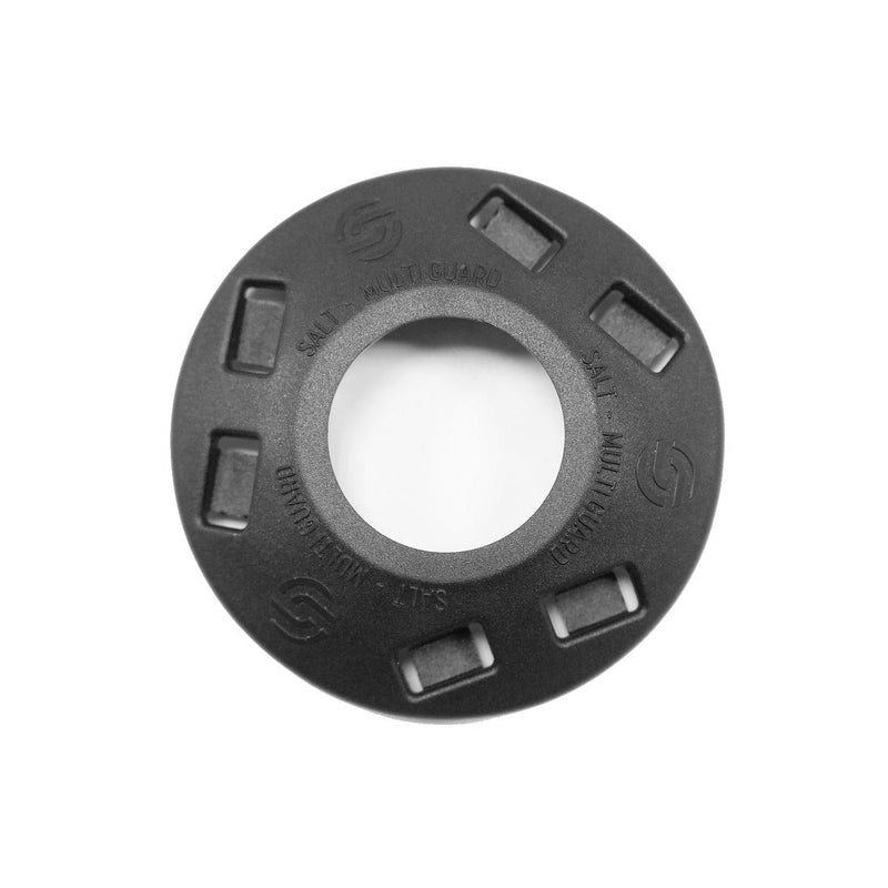 Black nylon SALT MULTI GUARD hub guard with universal fit for hubs.