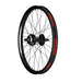 STRANGER CRUX V2 rear cassette wheel with 14mm axle, dual nylon guards, sealed bearings, black double-wall pinned rim