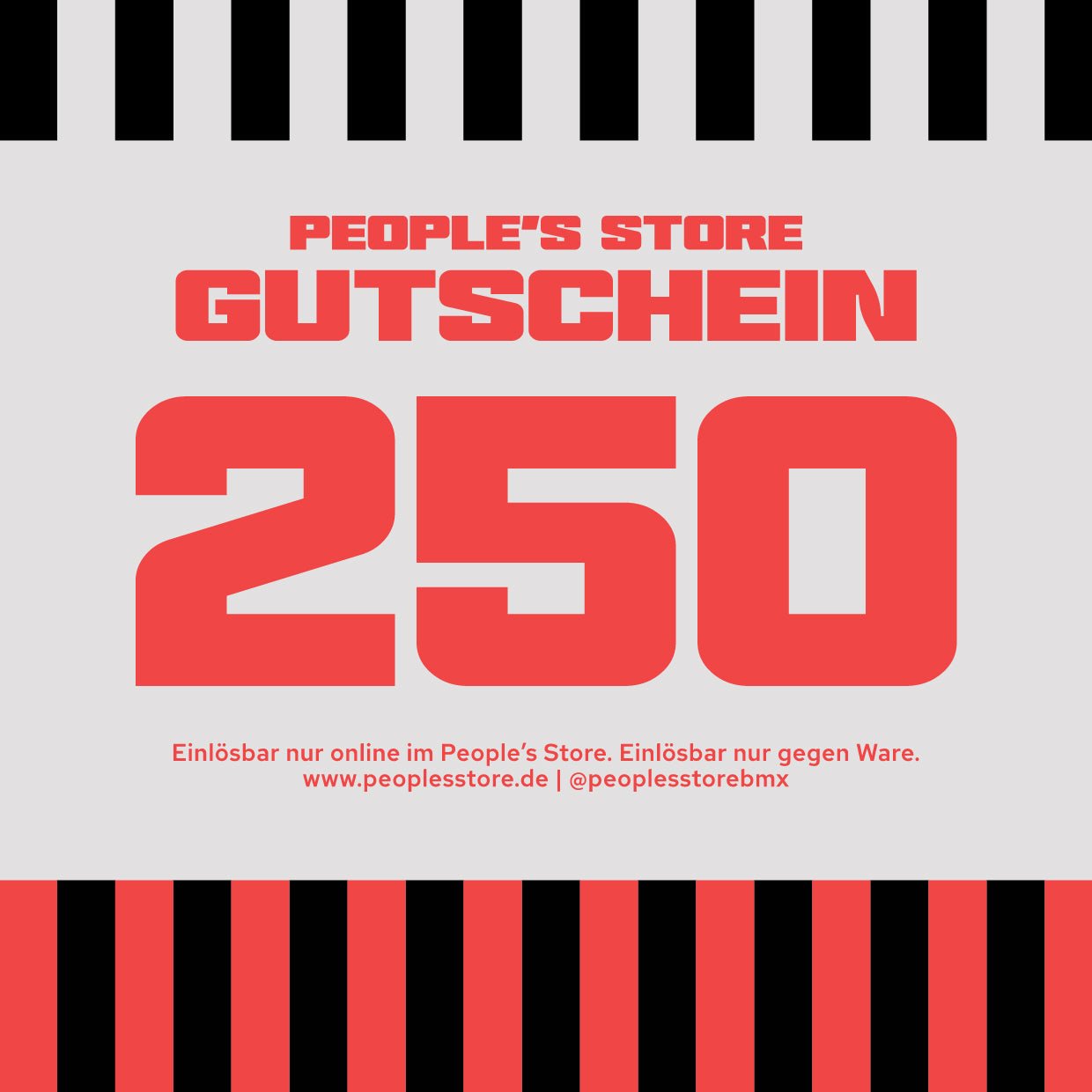 PEOPLE'S STORE GIFT CARDS