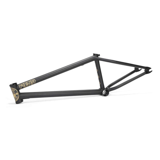 FIEND REYNOLDS V3 FRAME black 4130 chromoly BMX bike frame with gusseted tubes and integrated chain tensioners