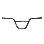 Black RADIO NEON PRO lightweight chromoly BMX handlebar with tapered cross tube and white branding