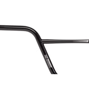 Black RADIO NEON PRO lightweight chromoly BMX handlebar with tapered cross tube and rise options