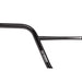 Black RADIO NEON PRO lightweight chromoly BMX handlebar with tapered cross tube and rise options