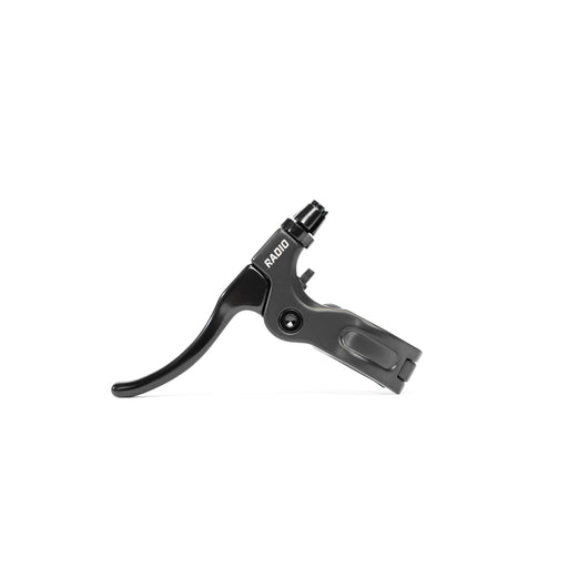 RADIO AEON BRAKE LEVER slim forged alloy mechanical disc brake lever with hinge and reach adjustment, black.