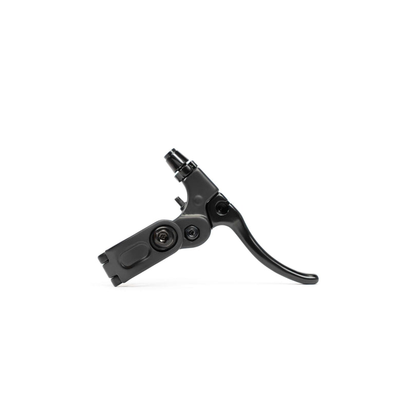 Slim black forged aluminum RADIO AEON BRAKE LEVER with hinge and reach adjustment for mechanical disc brakes