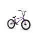 Purple RADIO DARKO BMX bike with black tires and flangeless grips designed for street riding