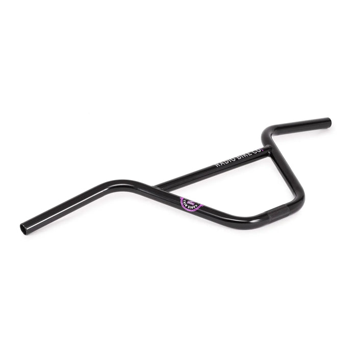 Radio Bikes Team Nemesis BMX handlebar with 4130 chromoly tubing and large radius bends for strength.