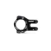 Radio Portal MTB stem black CNC machined 6061-T6 alloy with Vice Jaw clamping system and 35mm bore.