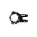 Black CNC machined Radio Portal MTB stem with 35mm clamp, 40mm reach, and 6mm hex bolts for durable mountain bike performance.