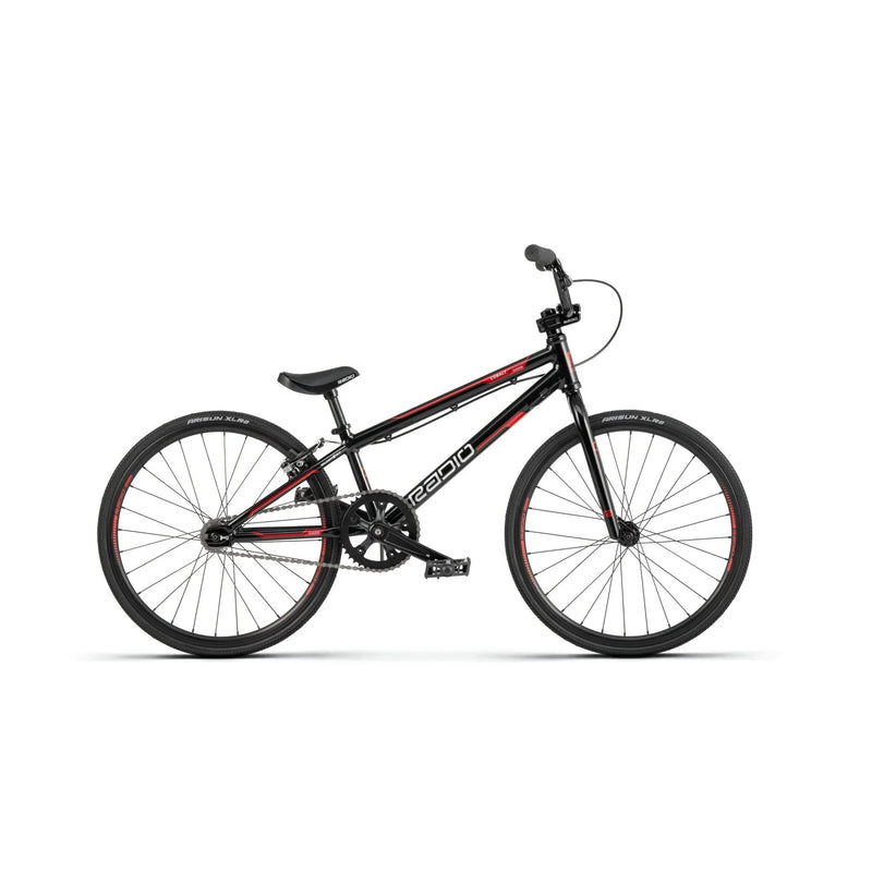 Black and red RADIO RACELINE COBALT junior BMX bike with 20-inch wheels and lightweight alloy frame
