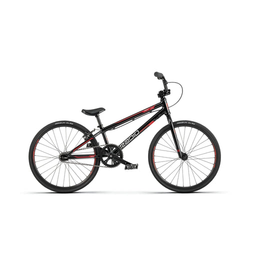 Black and red RADIO RACELINE COBALT junior BMX bike with 20-inch wheels and lightweight alloy frame