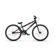 Radio Raceline Cobalt Mini complete black and red BMX race bike with alloy frame and sealed hubs.