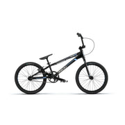 Black and blue RADIO RACELINE XENON Expert XL BMX bike with disc brake ready hydroformed alloy frame and clippers expert rims