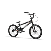 Black Radio Raceline Xenon PRO BMX bike with disc brake ready aluminum frame and alloy rims.