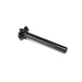 SALTPLUS HQ CNC RAIL seat post in black, CNC machined from 6061-T6 alloy, micro-adjust feature, compatible with railed seats.