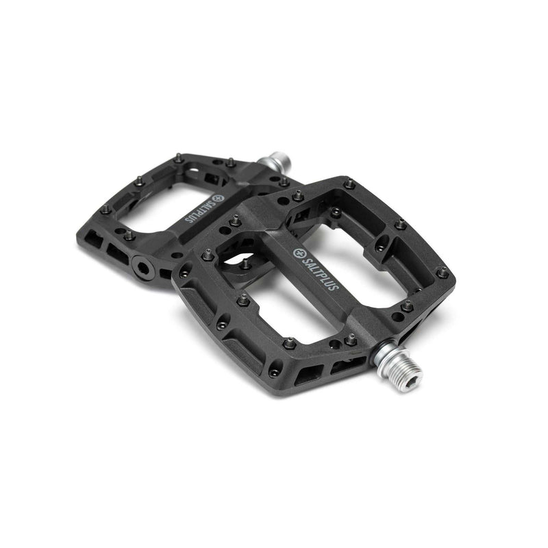 SALTPLUS HQ PC PEDALS black nylon platform with sealed bearings and replaceable pins