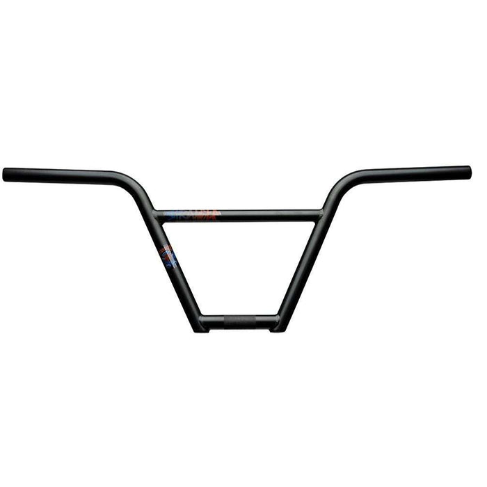 STRANGER PISTON 4PC HANDLEBAR black Chromoly BMX bike handlebar with 9.25"-9.75" rise and 28.5" width