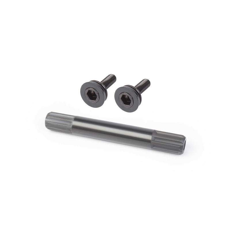 Sunday replacement crank spindle and two spindle bolts for Sunday Saker v1/v2 and OEM 3-PC style cranks