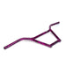 Purple splatter Salt Classic 4-piece chromoly BMX handlebar with 9-inch rise and 11.5° backsweep