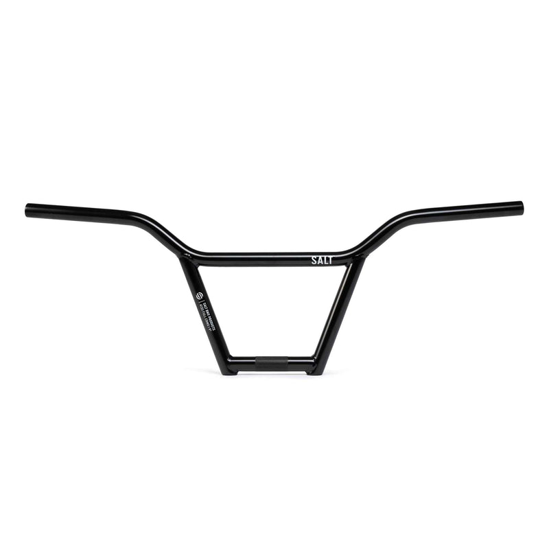 SALT CLASSIC 4-piece full chromoly BMX handlebar in black with 29.5" width and 9" height