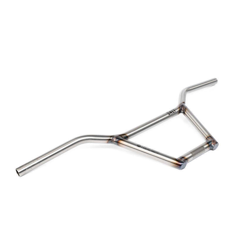 Salt Classic 4-piece full chromoly BMX handlebar in chrome with 9.5" height and 29.5" width