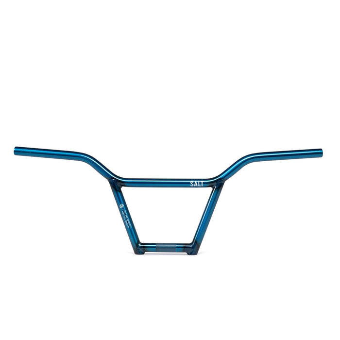 Blue Salt Classic 4-piece full chromoly BMX handlebar with 9.5 inch rise and 29.5 inch width