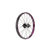 Salt Everest Freecoaster rear wheel, purple/black, featuring sealed freecoaster hub and nylon hub guards.