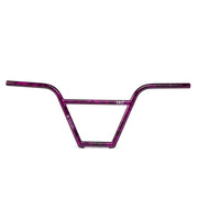 SALT PRO 4 PIECE HANDLEBAR in Purple Splatter, full chromoly, 9" rise option.